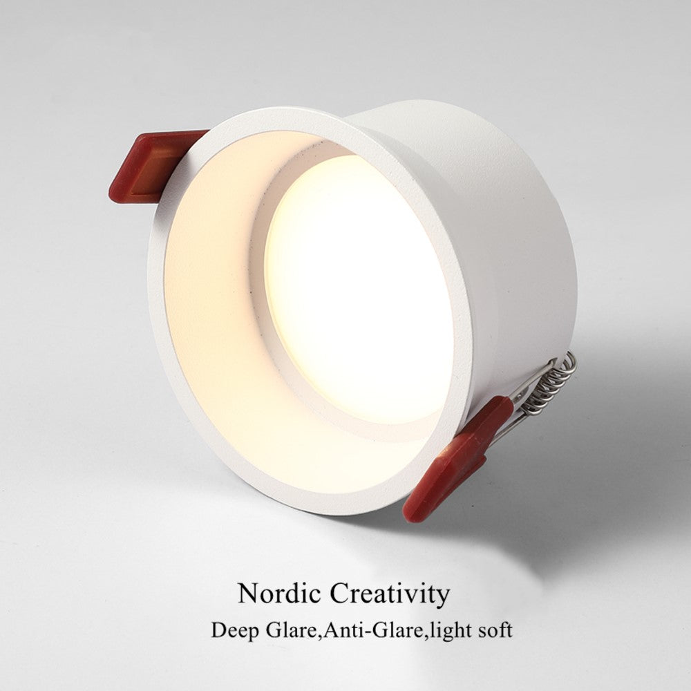 Anti-Glare LED Downlight 15W 12W 5W Recessed LED Spot Lighting Bedroom Kitchen Indoor led down light lamp 220V 110V Spot lights