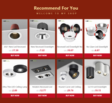 Anti-Glare LED Downlight 15W 12W 5W Recessed LED Spot Lighting Bedroom Kitchen Indoor led down light lamp 220V 110V Spot lights