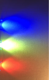 Dimmable 3W LED Downlight 3000K 4000K 6000K Red Green Blue White/Sliver/Golden 3 pcs Indoor Lighting for Kitchen Cabinet Bedroom