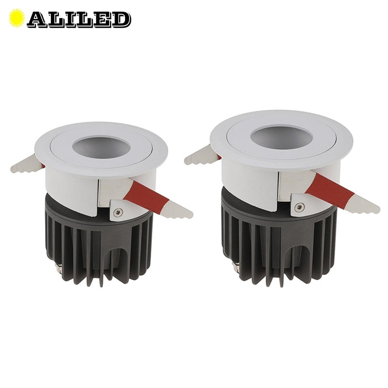 LED Recessed Downlight 7W 12W Dimming Ceiling Spotlight Modern Waterproof Light for Indoor Kitchen Living Room Shower Room