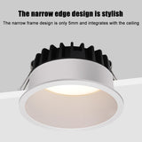 Led Ceiling Lamp Anti-Corrosion LED Downlight Anti-Glare Spot Lighting Bedroom Kitchen Recessed Downlight For Foyer Hallways