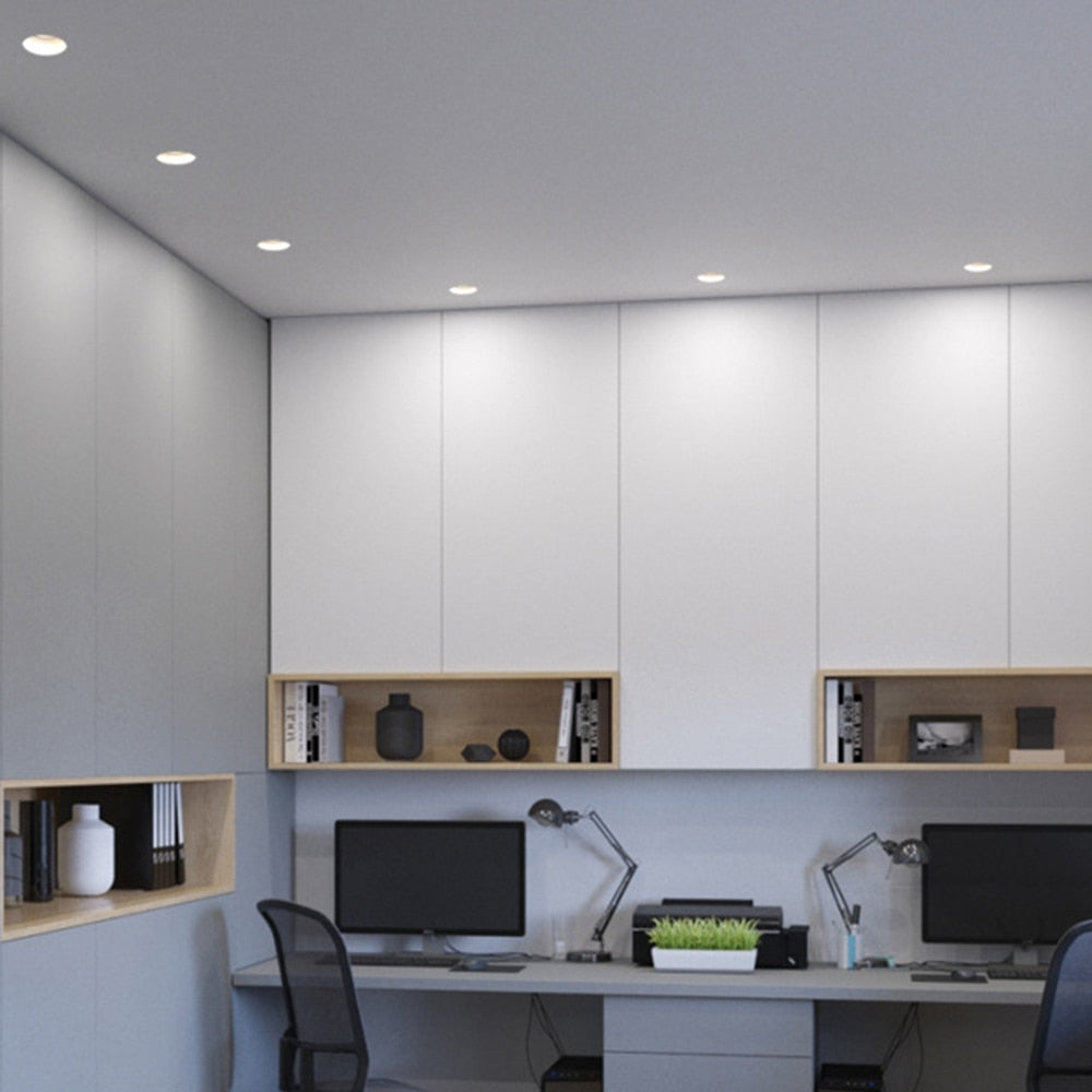 Led Ceiling Lamp Anti-Corrosion LED Downlight Anti-Glare Spot Lighting Bedroom Kitchen Recessed Downlight For Foyer Hallways