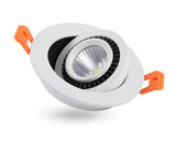 AC85-265V DC12V 360° Rotatable Angle LED Recessed Downlight 5W 7W 10W Dimmable LED Ceiling Spot Light 3000K/4000K/6000K