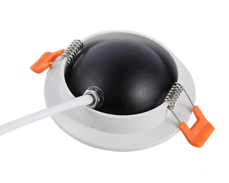 AC85-265V DC12V 360° Rotatable Angle LED Recessed Downlight 5W 7W 10W Dimmable LED Ceiling Spot Light 3000K/4000K/6000K