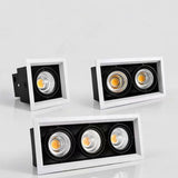 Dimmable Recessed COB LED Downlights 10W 20W LED Ceiling Spot Lights AC85~265V LED Ceiling Lamps Warm/Cold White Indoor Lighting