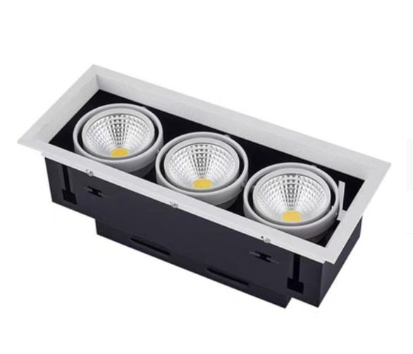 Dimmable Recessed COB LED Downlights 10W 20W LED Ceiling Spot Lights AC85~265V LED Ceiling Lamps Warm/Cold White Indoor Lighting