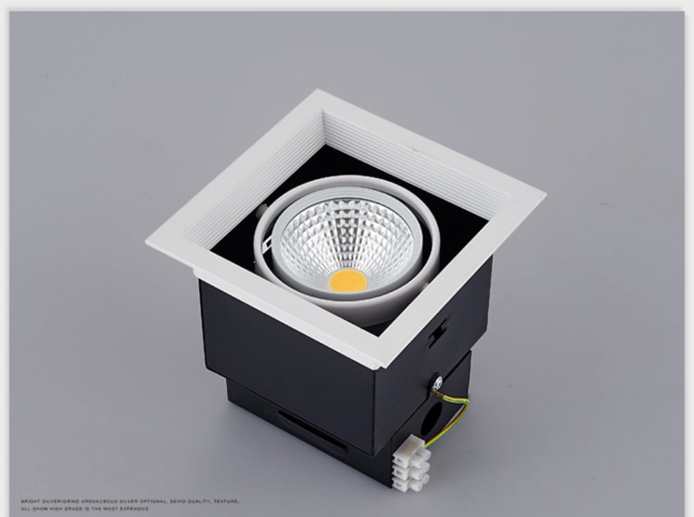 Dimmable Recessed COB LED Downlights 10W 20W LED Ceiling Spot Lights AC85~265V LED Ceiling Lamps Warm/Cold White Indoor Lighting