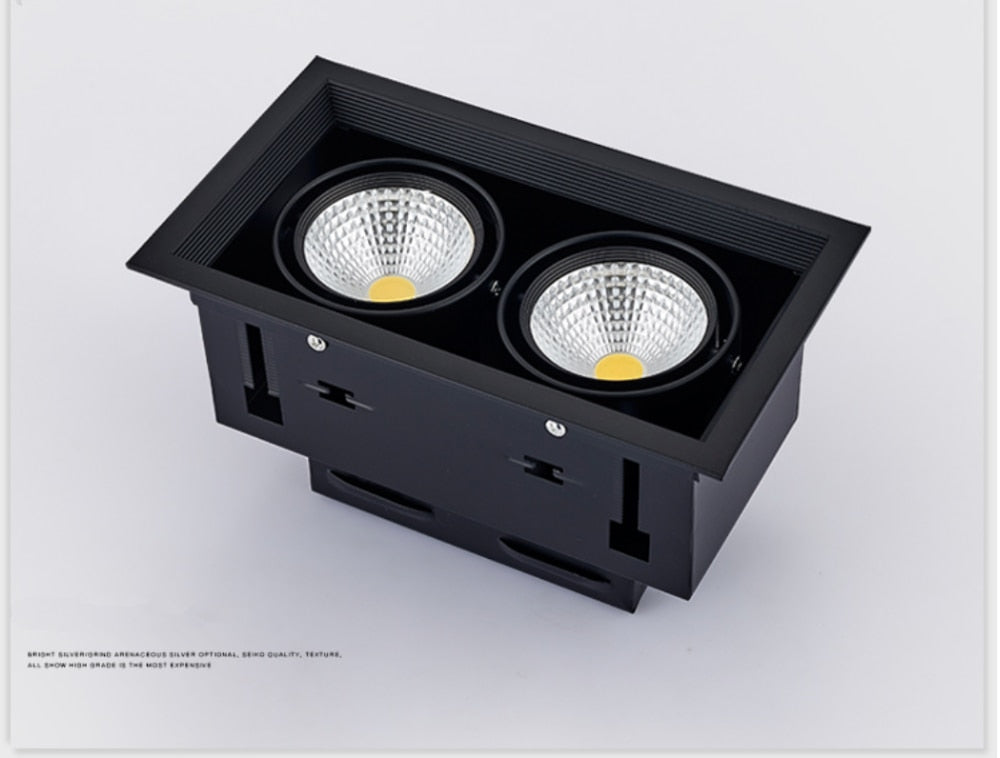 Dimmable Recessed COB LED Downlights 10W 20W LED Ceiling Spot Lights AC85~265V LED Ceiling Lamps Warm/Cold White Indoor Lighting