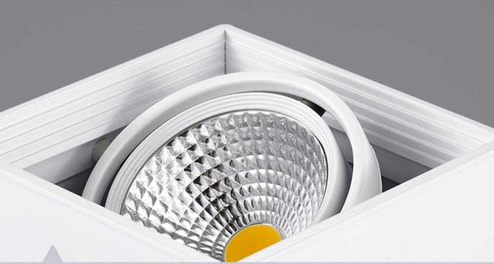 Dimmable Recessed COB LED Downlights 10W 20W LED Ceiling Spot Lights AC85~265V LED Ceiling Lamps Warm/Cold White Indoor Lighting