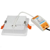  FUT064 9W RGB+CCT Square LED Downlight Recessed Light AC85-265V Wi-Fi Compatible 2.4G 4-Zone Wireless Remote