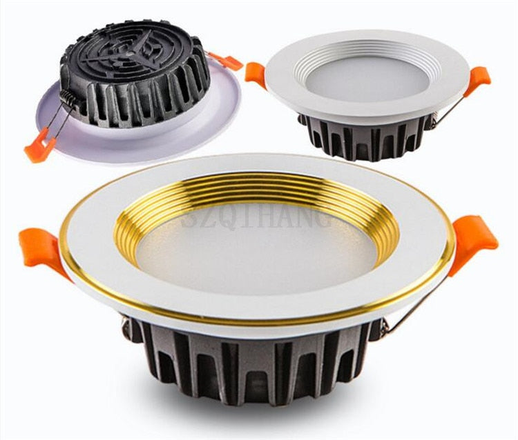 led downlight lamp 7W 10W 15W 20W cob led spot light 220V / 110V ceiling recessed downlights AC85-265V