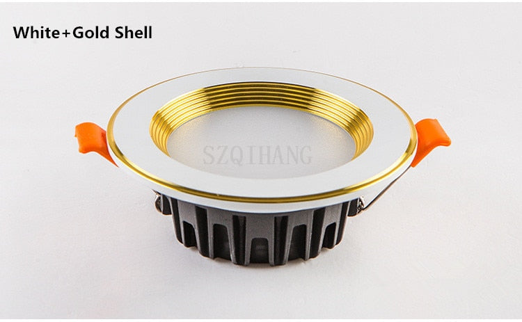 led downlight lamp 7W 10W 15W 20W cob led spot light 220V / 110V ceiling recessed downlights AC85-265V