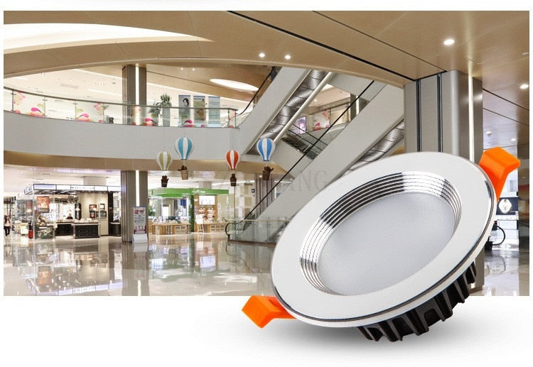led downlight lamp 7W 10W 15W 20W cob led spot light 220V / 110V ceiling recessed downlights AC85-265V