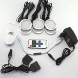 Under Cabinet LED Light Warm Cool White LED Downlight Spotlight Puck Lamps Dimmable 6pcs/set 6x2W for Kitchen Room