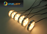 Under Cabinet LED Light Warm Cool White LED Downlight Spotlight Puck Lamps Dimmable 6pcs/set 6x2W for Kitchen Room