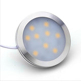 Under Cabinet LED Light Warm Cool White LED Downlight Spotlight Puck Lamps Dimmable 6pcs/set 6x2W for Kitchen Room