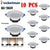 LED Dimmable Recessed 10pcs/lots 7W 3 Color Downlight Ceiling Panel Light UK