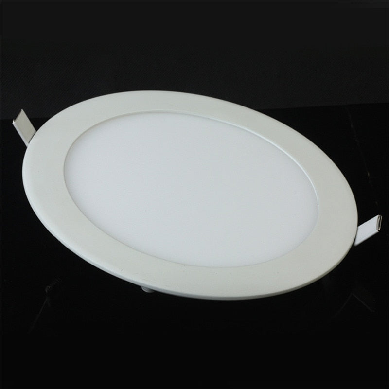 Ultra thin led down light lamp 3w 4w 6w 9w 12w 15w 25w led ceiling recessed grid downlight slim round panel light