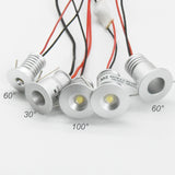 1W 2W 3W 4W DC 12V-24V AC100-240V Mini LED Downlight Kit Spotlight Home House Lights Spot Ceiling Garden Outdoor Door Roof Lamp