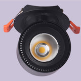 LED embedded spotlight ceiling light living room ceiling Nordic track spotlight universal adjustable cob downlight