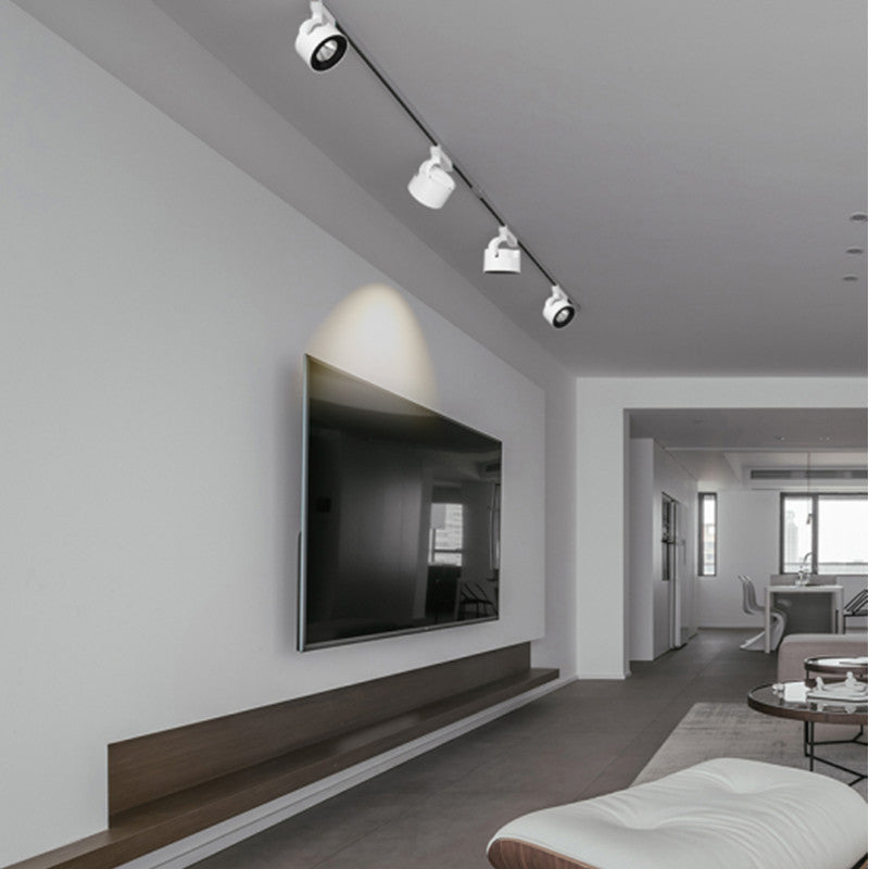 LED embedded spotlight ceiling light living room ceiling Nordic track spotlight universal adjustable cob downlight