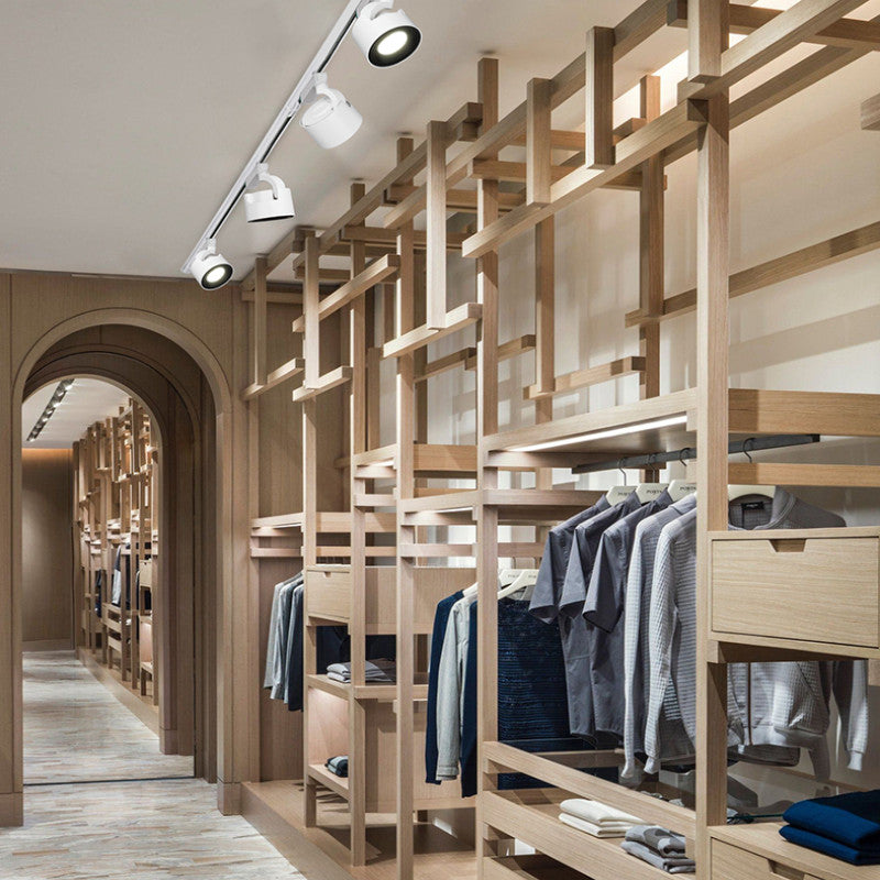 LED embedded spotlight ceiling light living room ceiling Nordic track spotlight universal adjustable cob downlight