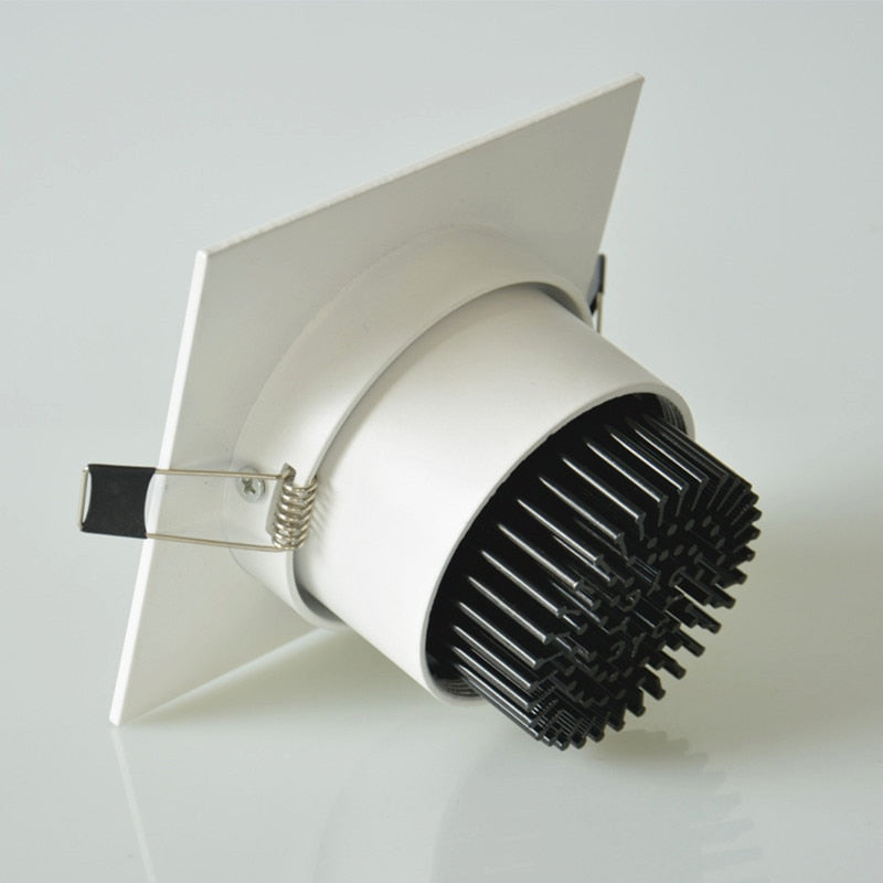 LED Recessed Square Downlights 5W 7W 12W 15W COB LED Ceiling Lamp AC85-265V Warm/Cold White LED Spot Lights Indoor Lighting