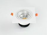 LED Recessed Square Downlights 5W 7W 12W 15W COB LED Ceiling Lamp AC85-265V Warm/Cold White LED Spot Lights Indoor Lighting