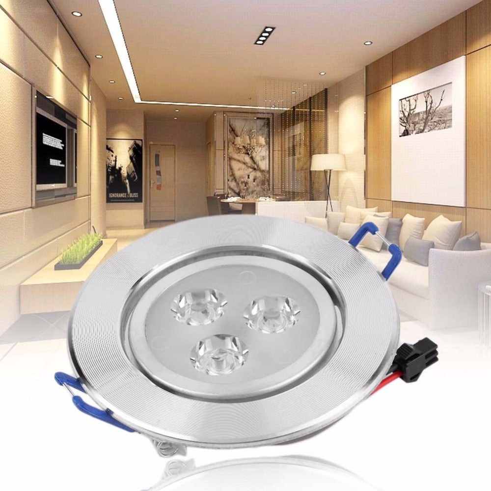 3W LED Ceiling lighting spots Light Recessed Downlight Spot Lamp Bulb Lights Driver Anti-rust Anti- Corrosion Optimized Design
