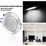 3W LED Ceiling lighting spots Light Recessed Downlight Spot Lamp Bulb Lights Driver Anti-rust Anti- Corrosion Optimized Design