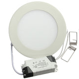 Dimmable LED Downlight 9W Ceiling Round Ultra-thin Power Driver Ceiling Panel Lights Cool/Natural/Warm White 85-265V+LED Driver