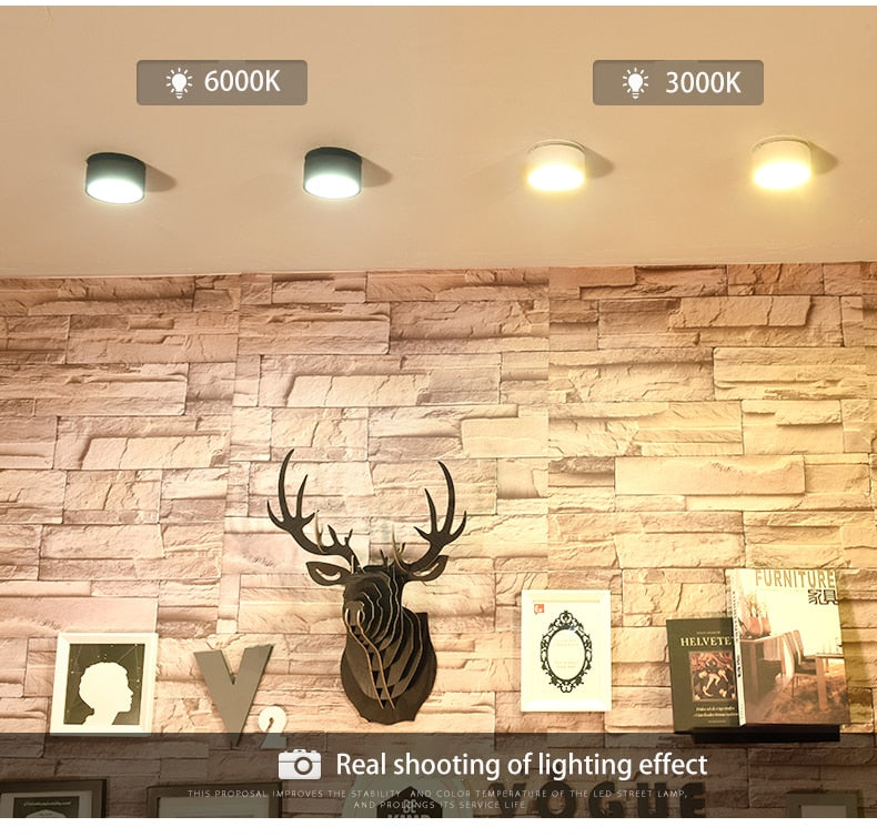 BRGT Led Downlight 3W5W7W12W Recessed Ceiling Lamp Foldable Spotlights Adjustable Focos 85-220V For Kitchen Home Indoor Lighting