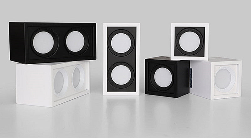 Square COB LED dimmable Downlights 10W 15W 20W 30W Surface Mounted LED Ceiling Lamps Spot Light LED Downlights AC85V-265V