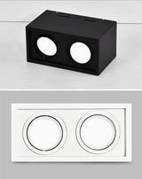 Square COB LED dimmable Downlights 10W 15W 20W 30W Surface Mounted LED Ceiling Lamps Spot Light LED Downlights AC85V-265V