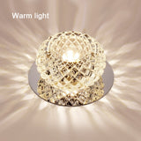 AC110V 220V Surface Mount Crystal 5W Led Downlights Ceiling Spot Light Lamps Porch light For Indoor Bedroom Home lighting DA