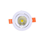 Dimmable Recessed Anti-Glare COB LED Downlights 3W 5W LED Ceiling Spot Lights AC85~265V Background Lamps Indoor Lighting