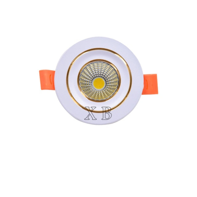 Dimmable Recessed Anti-Glare COB LED Downlights 3W 5W LED Ceiling Spot Lights AC85~265V Background Lamps Indoor Lighting