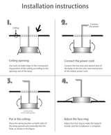 Led Downlight 5W 9W 12W 15W 18W Down Light AC220V Round Ceiling Lamp Led Panel Recessed Spot Light For Home Lighting