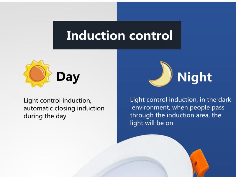Sound Infrared control LED Downlight 220V White /Warm White 3W 5W 7W 9W 18W 30W 40W Recessed in LED Ceiling Downlight Light