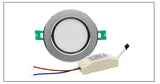 DBF Silver Housing Frosted Len LED Recessed Downlight Brighter Epistar COB LED Ceiling Spot Lamp 5W 7W 10W 12W with Transformer