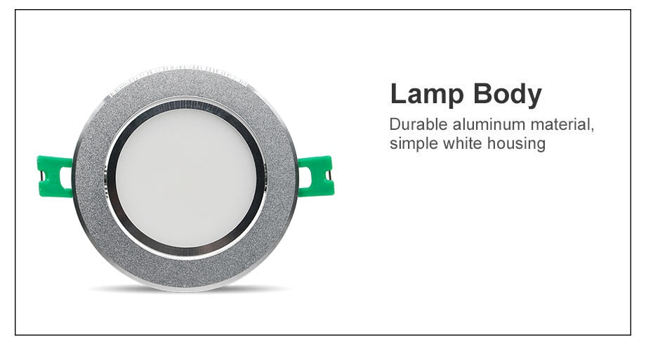 DBF Silver Housing Frosted Len LED Recessed Downlight Brighter Epistar COB LED Ceiling Spot Lamp 5W 7W 10W 12W with Transformer