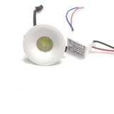 Downlight 10pcs/lot Led Mini Cabinet Downlight 3w Cut Size 40mm Dc12v Black Frame Recessed Ceiling No Flicker Spotlight