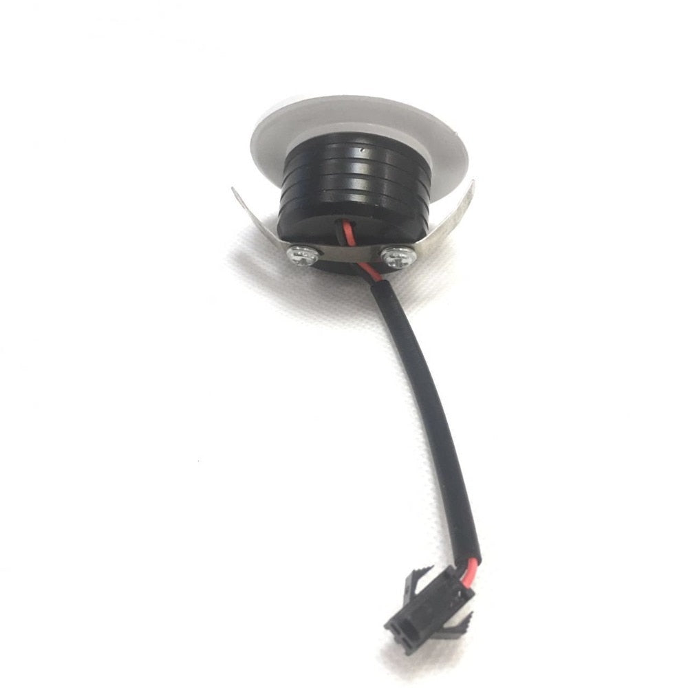Downlight 10pcs/lot Led Mini Cabinet Downlight 3w Cut Size 40mm Dc12v Black Frame Recessed Ceiling No Flicker Spotlight