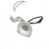 Downlight 10pcs/lot Led Mini Cabinet Downlight 3w Cut Size 40mm Dc12v Black Frame Recessed Ceiling No Flicker Spotlight