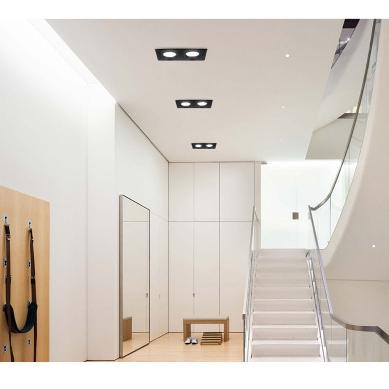 Dimmable Recessed COB LED Downlights 5W 7W 9W 10W 14W 18W LED Ceiling Spot Lights AC85-265V LED Ceiling Lamps Indoor Lighting