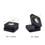Foldable LED Surface Mounted Downlight 5W 7W 10W  Ultra-thin Square 360 Degree Rotatable 3000K/4000K/6000K Ceiling Spot Light