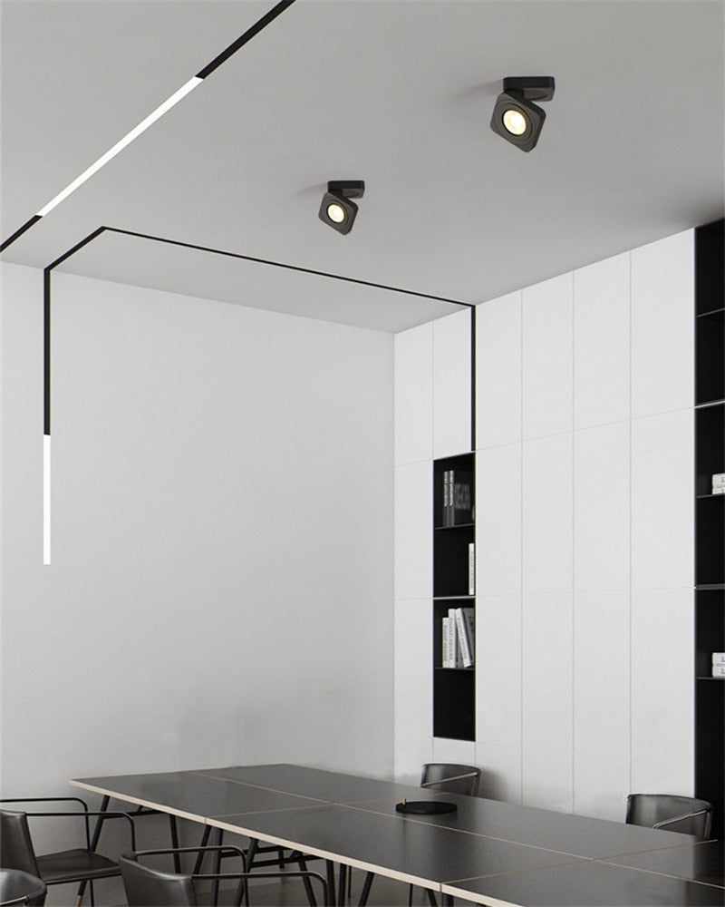 Foldable LED Surface Mounted Downlight 5W 7W 10W  Ultra-thin Square 360 Degree Rotatable 3000K/4000K/6000K Ceiling Spot Light