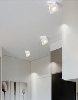 Foldable LED Surface Mounted Downlight 5W 7W 10W  Ultra-thin Square 360 Degree Rotatable 3000K/4000K/6000K Ceiling Spot Light