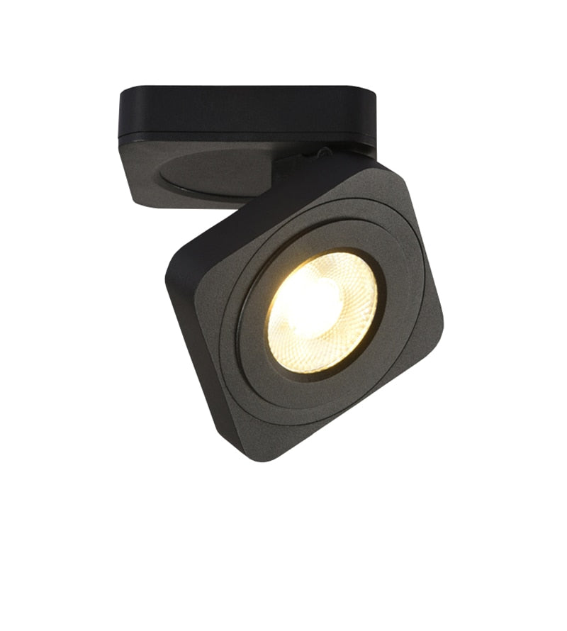 Foldable LED Surface Mounted Downlight 5W 7W 10W  Ultra-thin Square 360 Degree Rotatable 3000K/4000K/6000K Ceiling Spot Light