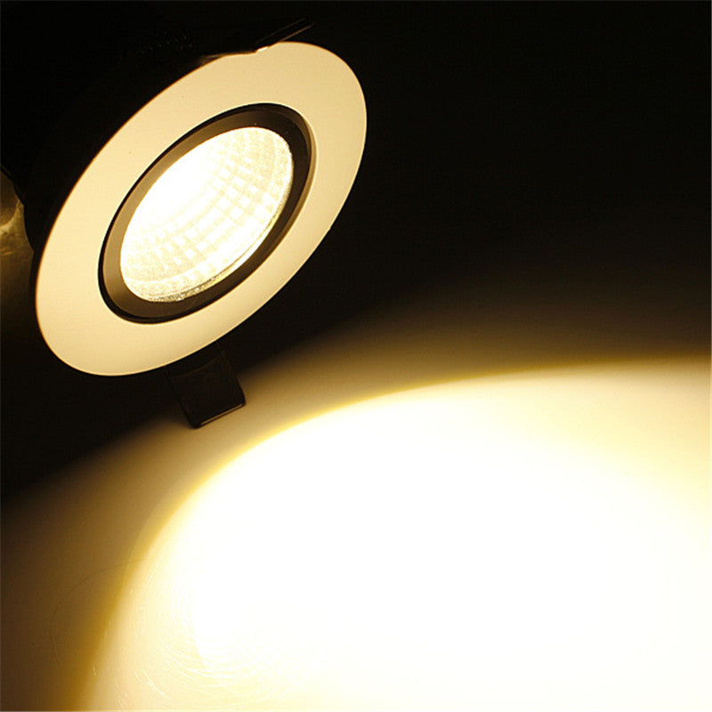 New arrival Dimmable Recessed led downlight cob 6W 9W 12W 15W LED Spot light led ceiling lamp AC85-265V